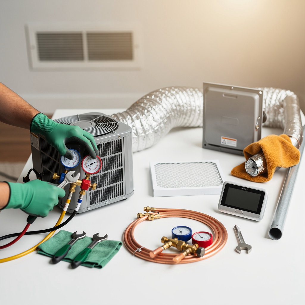 Richard Fajardo HVAC technician providing professional heating and cooling services in Los Angeles